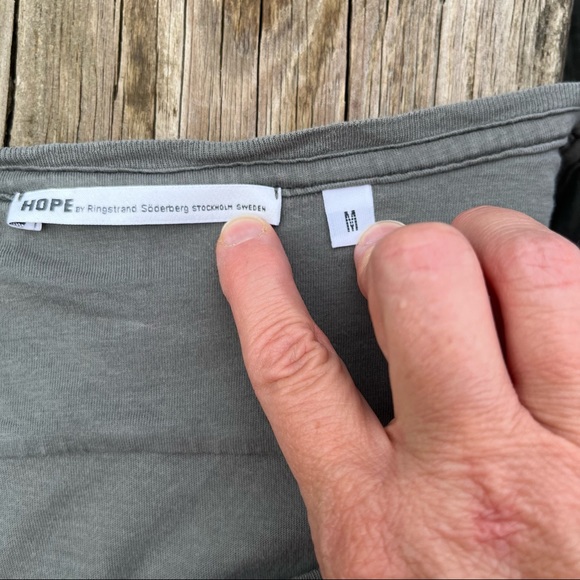 Swedish Designer! Hope Pima cotton T-shirt! - Picture 6 of 8